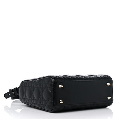 Christian Dior Lambskin Cannage Small My ABCDior Lady Dior Black 4 of 9