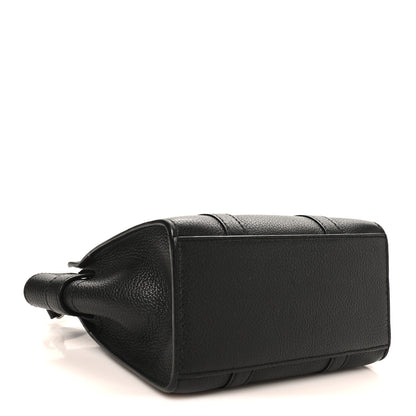 Mulberry Small Classic Grain Micro Bayswater Zip Tote Black 4 of 9