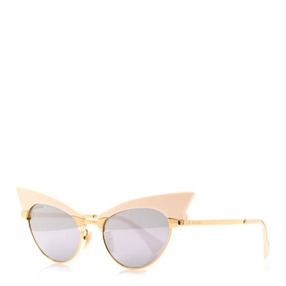 Gucci Acetate Cat Eye Sunglasses GG1131S Gold Multicolor 1 of 6