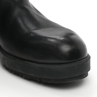 Hermes Calfskin Jeep Boots 36 Black 10 of 14
