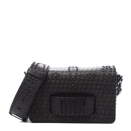 Christian Dior Calfskin Studded Dio(r)evolution Flap Bag Black 1 of 9