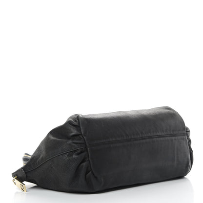 Fendi Metallic Nubuck Medium Chains Tote Black 4 of 14