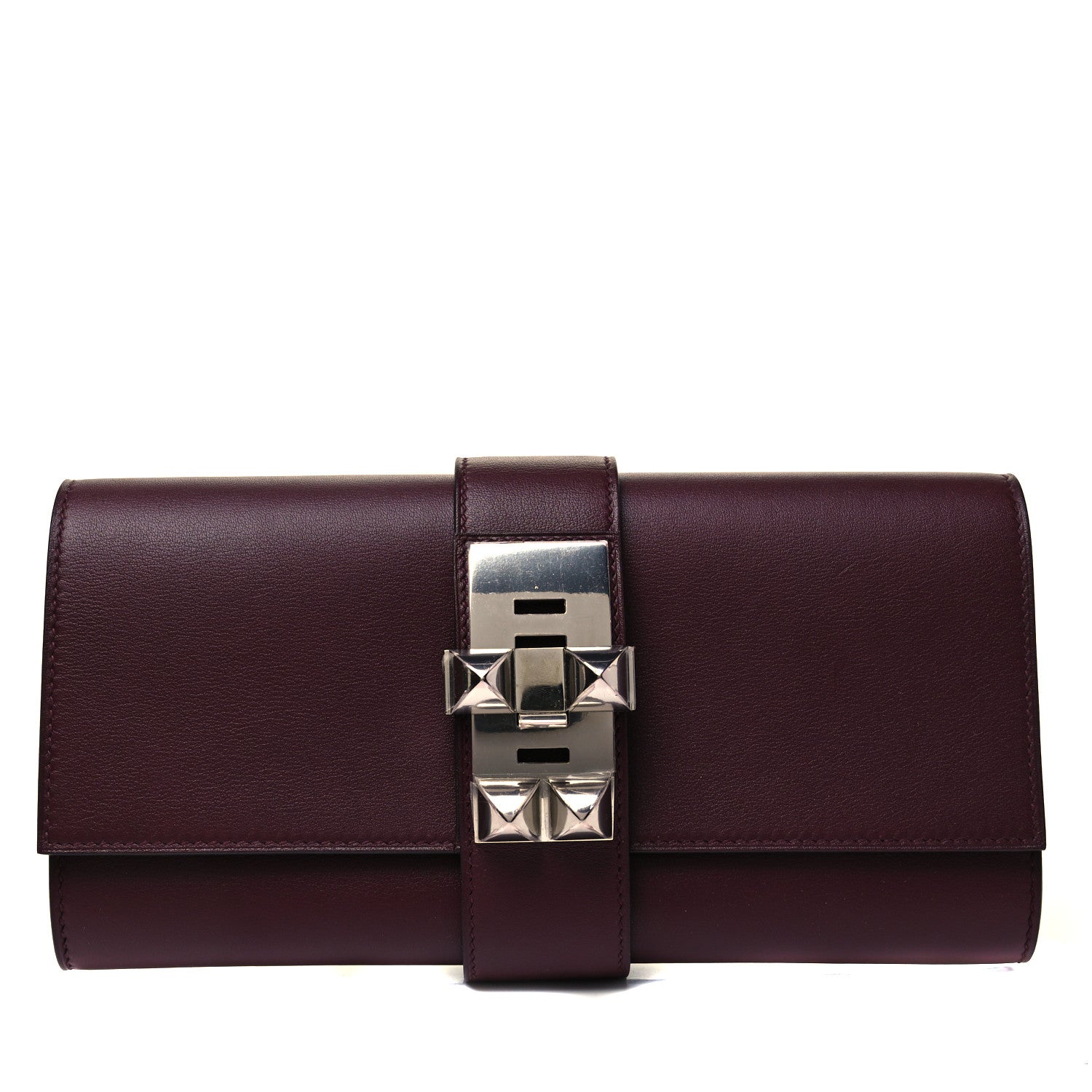 Hermes Swift Medor 23 Clutch Bordeaux 1 of 8