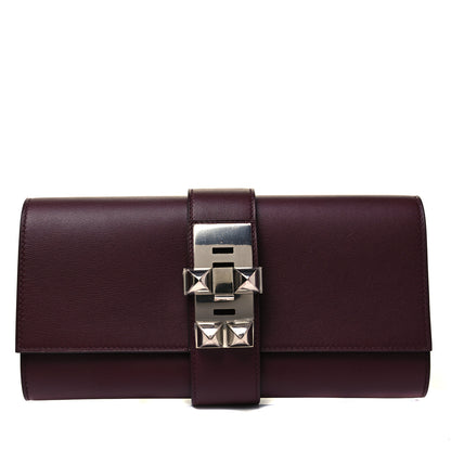 Hermes Swift Medor 23 Clutch Bordeaux 1 of 8
