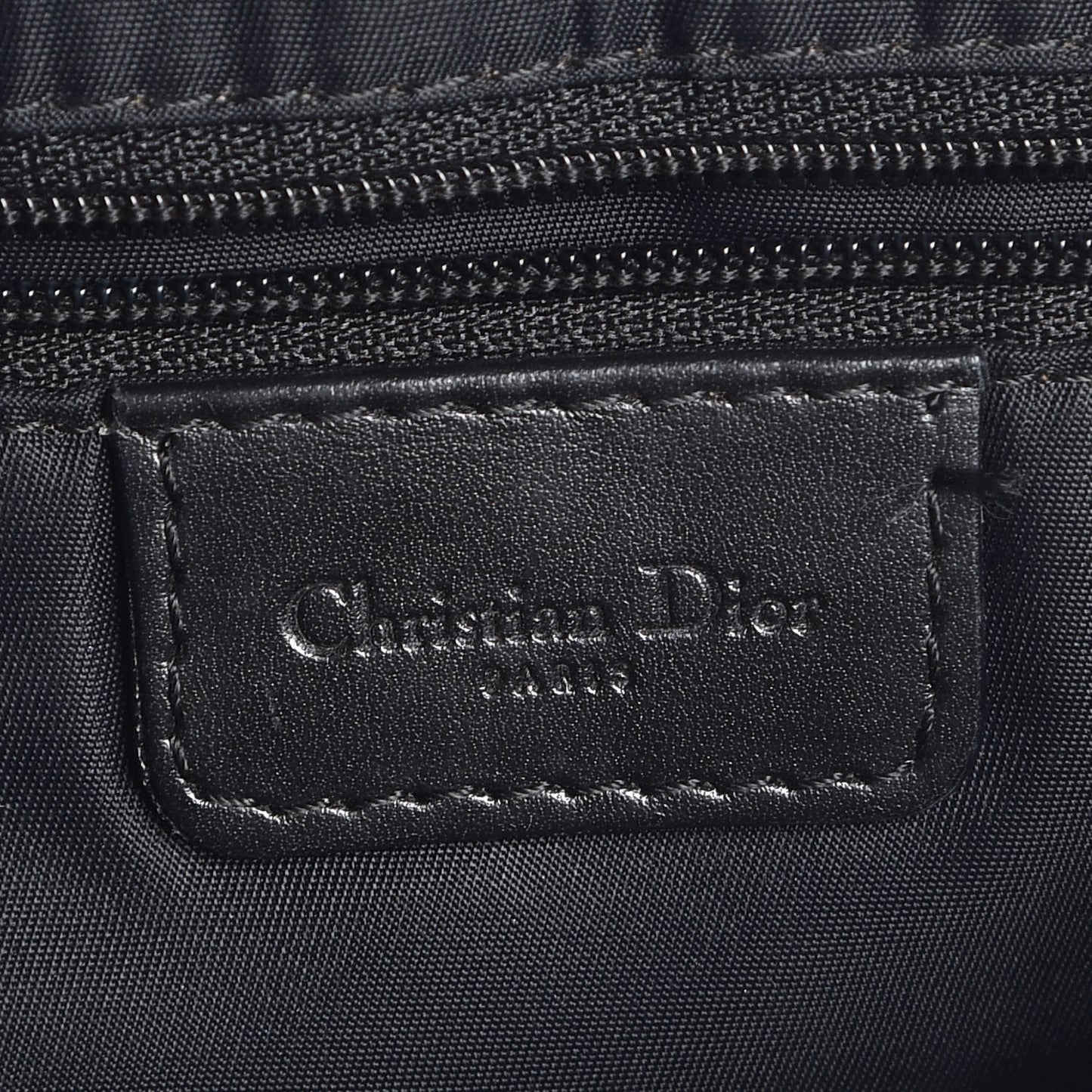 Monogram Saddle Bag Black