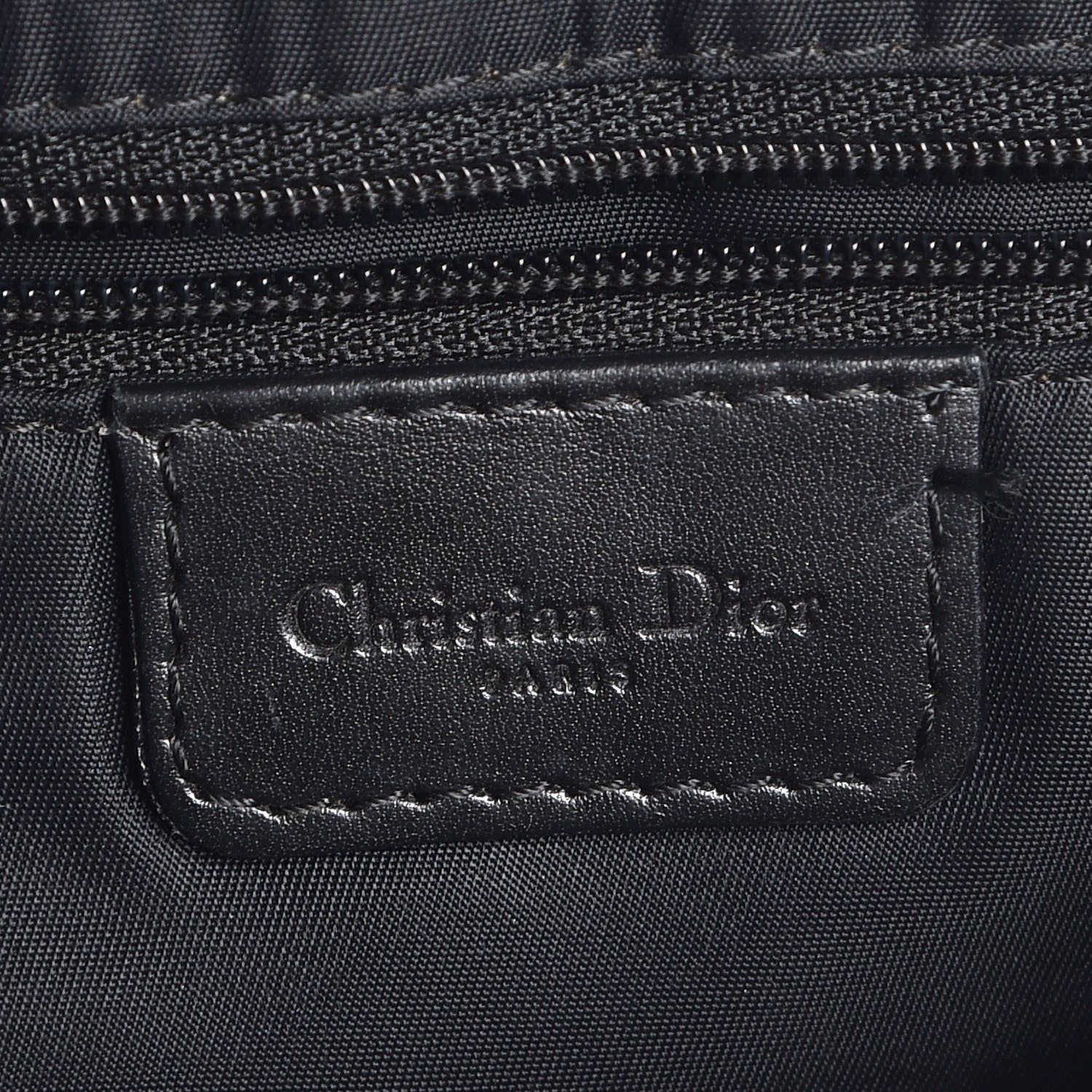 Christian Dior Monogram Saddle Bag Black 6 of 8