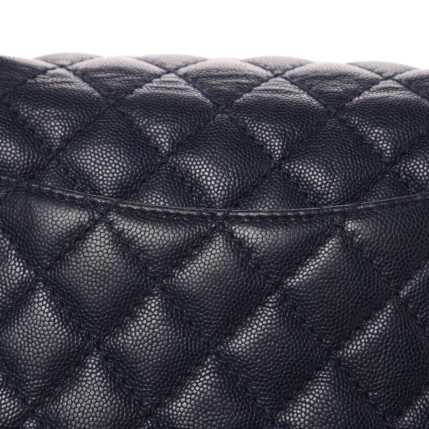 Chanel Caviar Quilted Small Coco Handle Flap Navy 15 of 18