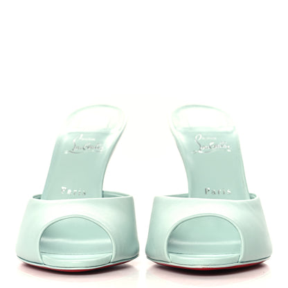Christian Louboutin Nappa Me Dolly 100 Sandals 41.5 Iceberg 3 of 9