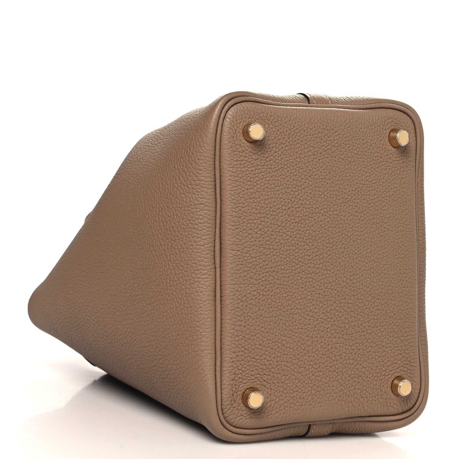 Hermes Taurillon Maurice Picotin Lock 18 PM Beige De Weimar 4 of 13