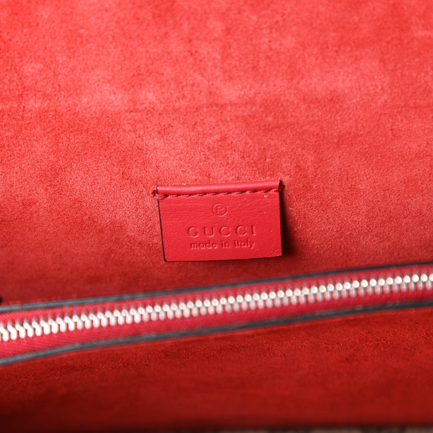 GG Supreme Monogram Small Dionysus Shoulder Bag Red
