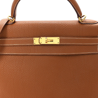 Hermes Togo Kelly Retourne 32 Gold 9 of 11