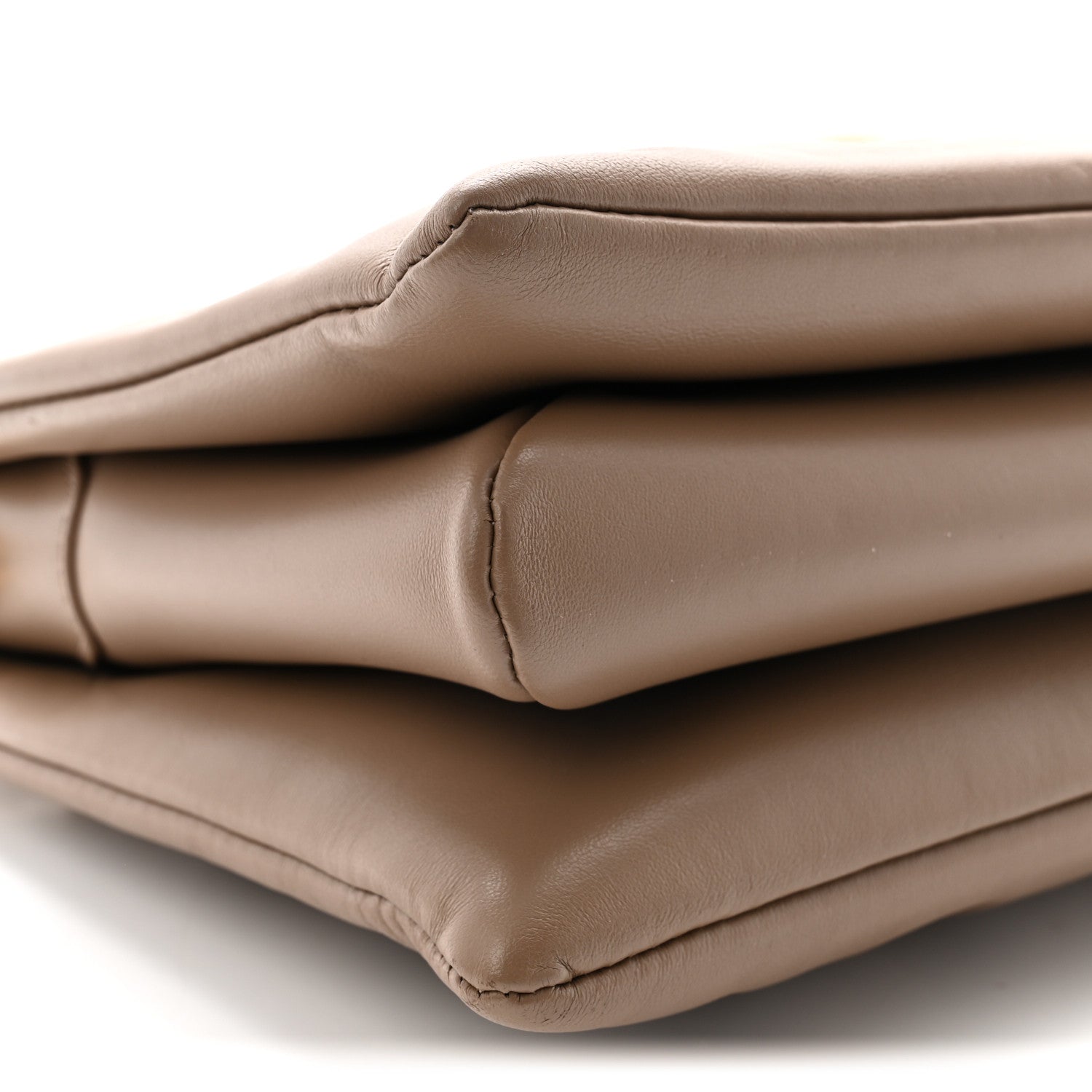 Louis Vuitton Lambskin Embossed Monogram Coussin PM Taupe 8 of 9