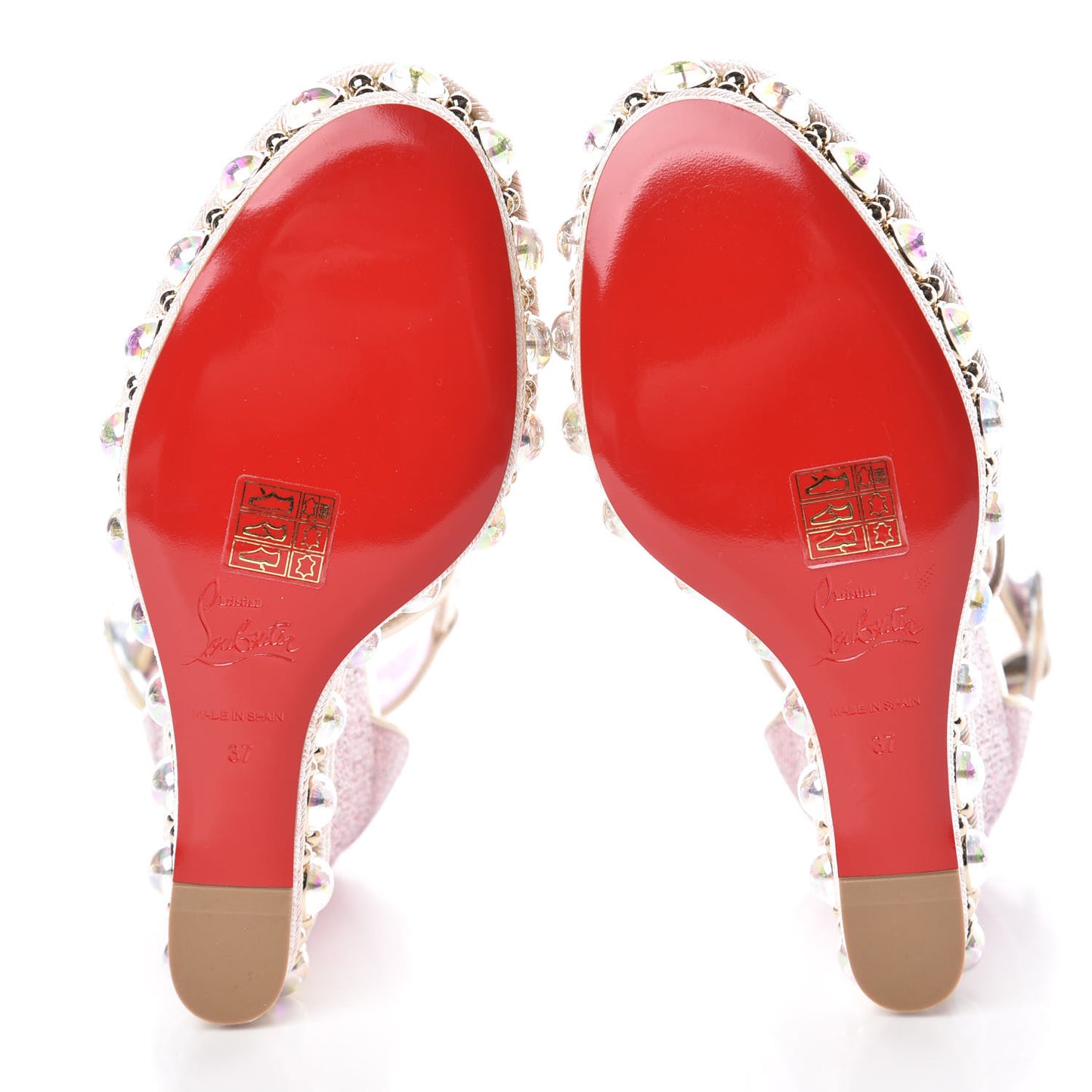 Lurex Chocazeppa 120 Platform Wedge Sandals 37 Lupin