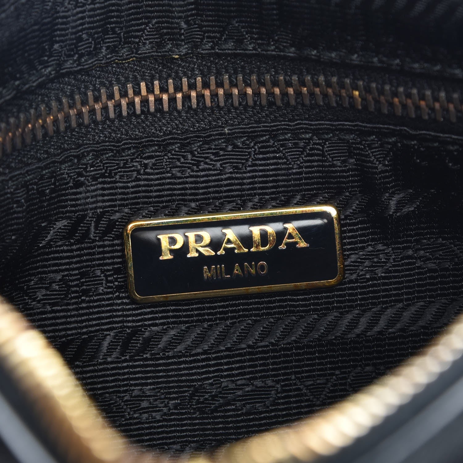 Prada Saffiano Bow Wristlet Nero Black 6 of 9