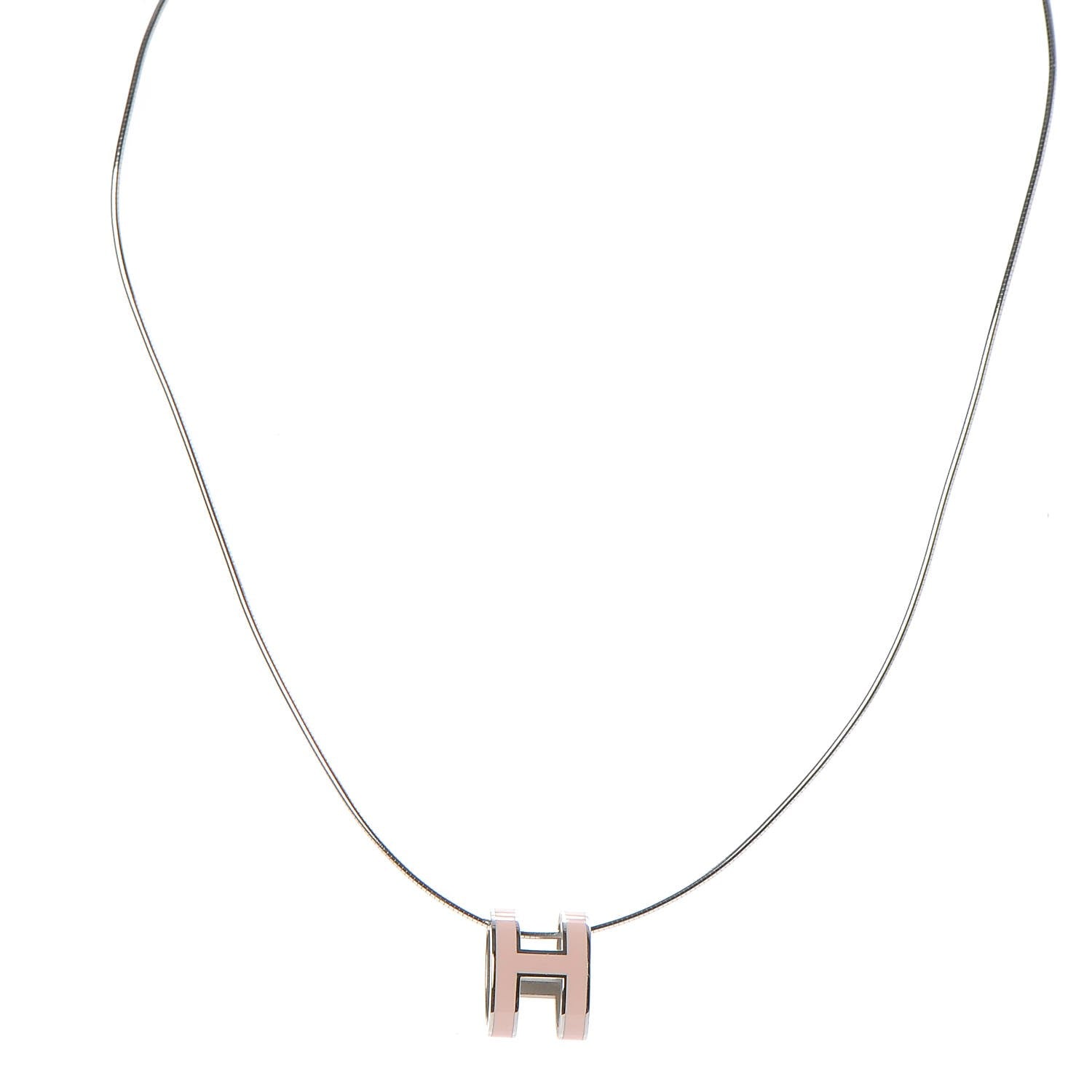 Hermes Lacquered Palladium Pop H Sugar Pink 1 of 6