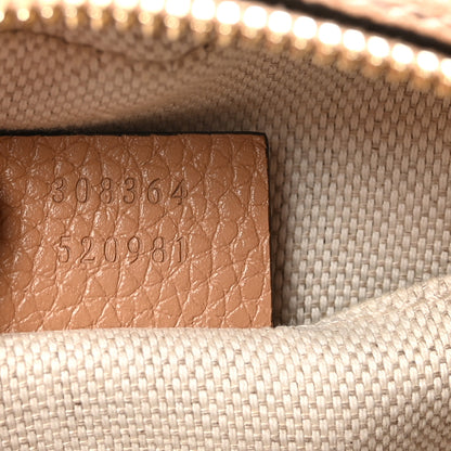 Gucci Pebbled Calfskin Small Soho Disco Bag Camelia 7 of 11