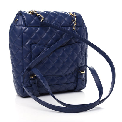 Chanel Calfskin Quilted Small Urban Spirit Backpack Navy 2 of 9