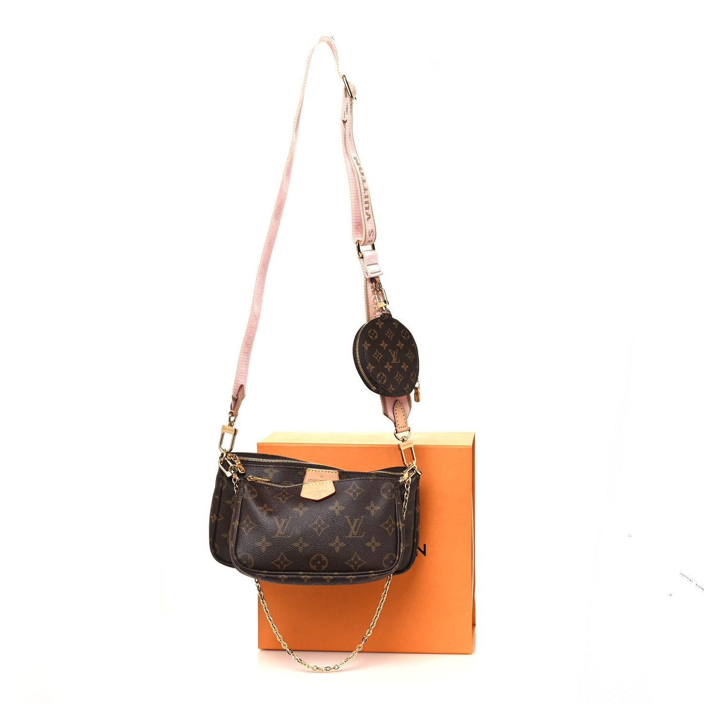 Monogram Multi Pochette Accessories Rose Clair