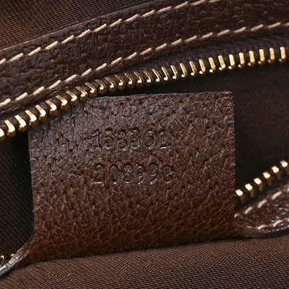 Gucci Monogram Small Charmy Tote Dark Brown 7 of 10