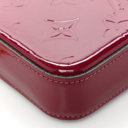 Louis Vuitton Vernis Felicie Chain Wallet Magenta 16 of 20