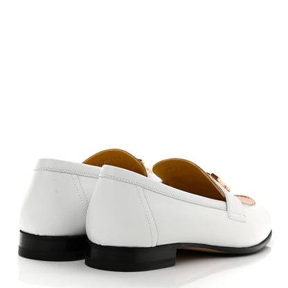 Hermes Calfskin Womens Paris Loafers 36 White Bois De Santal 4 of 8