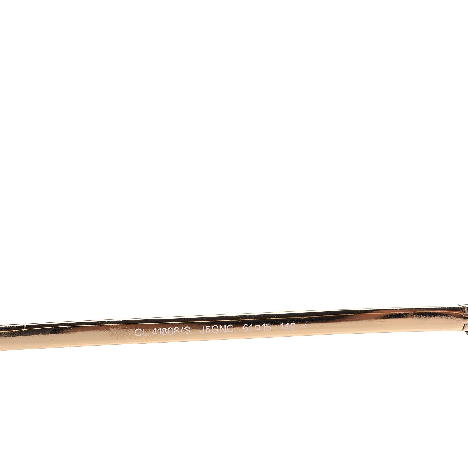 Celine Metal Sunglasses CL 41808/S Gold 6 of 7