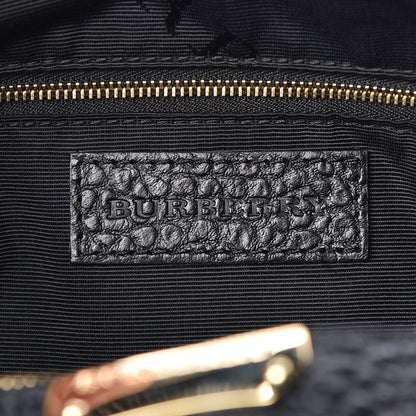 Burberry Heritage Grain Medium Alchester Bowling Bag Black 6 of 9