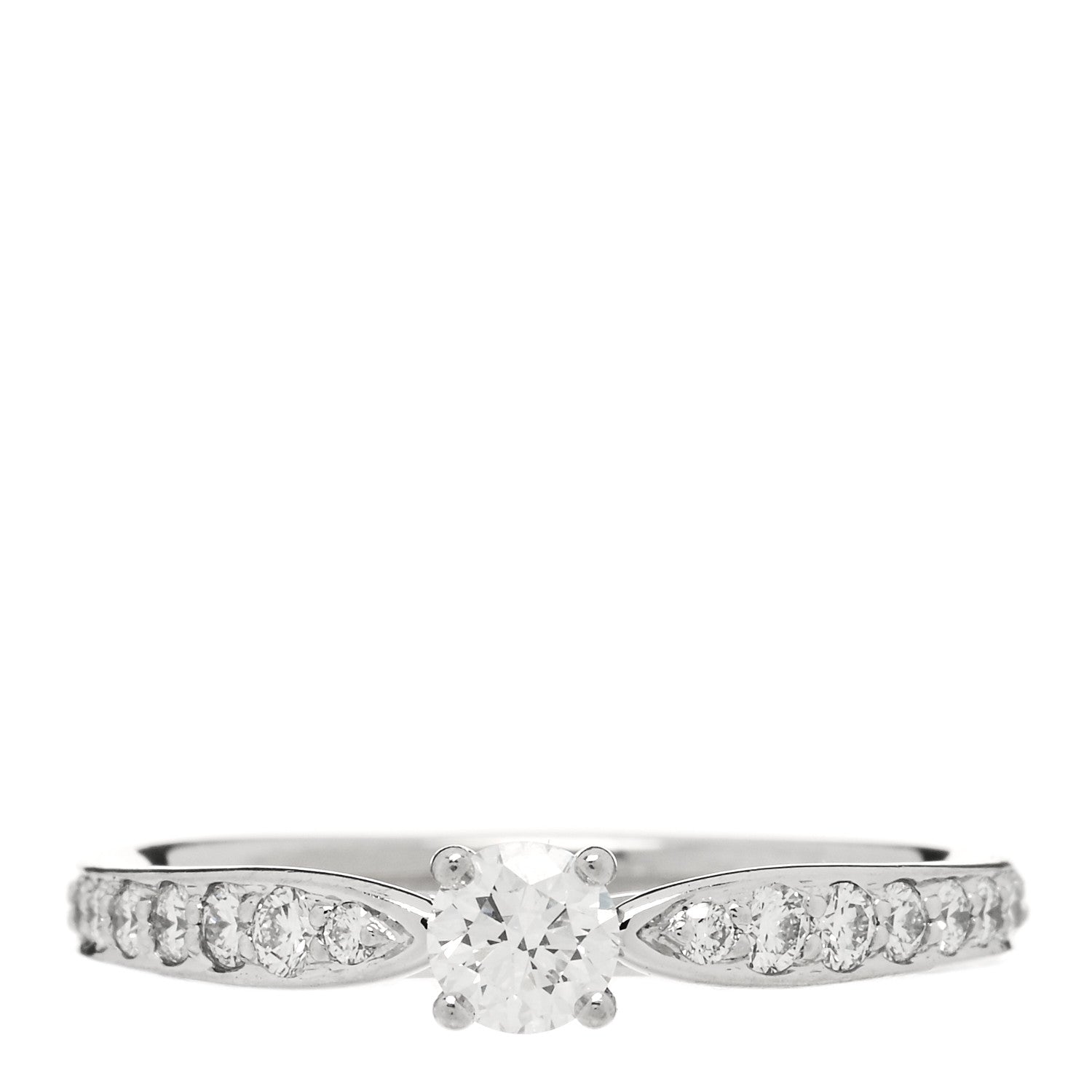 Tiffany Platinum Diamond .19ct Harmony Round Brilliant Engagement Ring 49 5 1 of 5