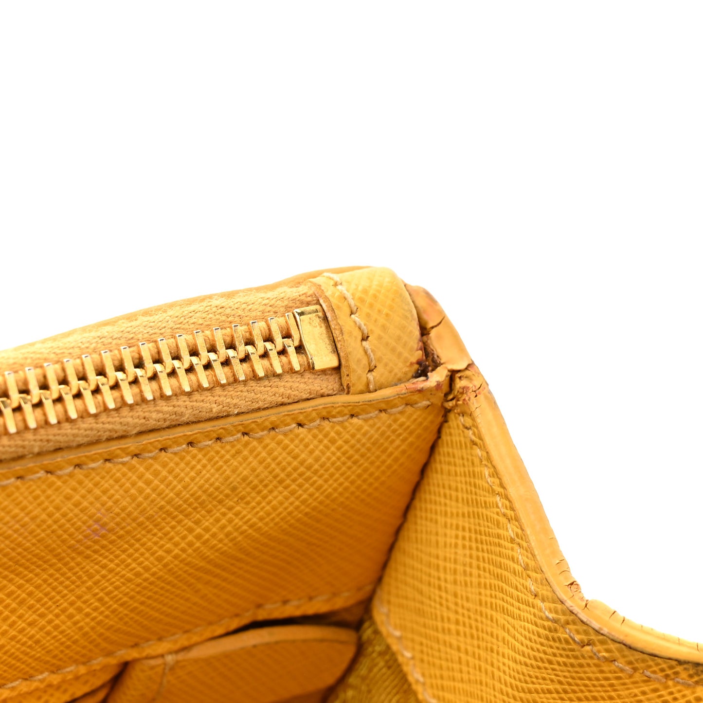 Saffiano Lux Small Galleria Double Zip Tote Soleil