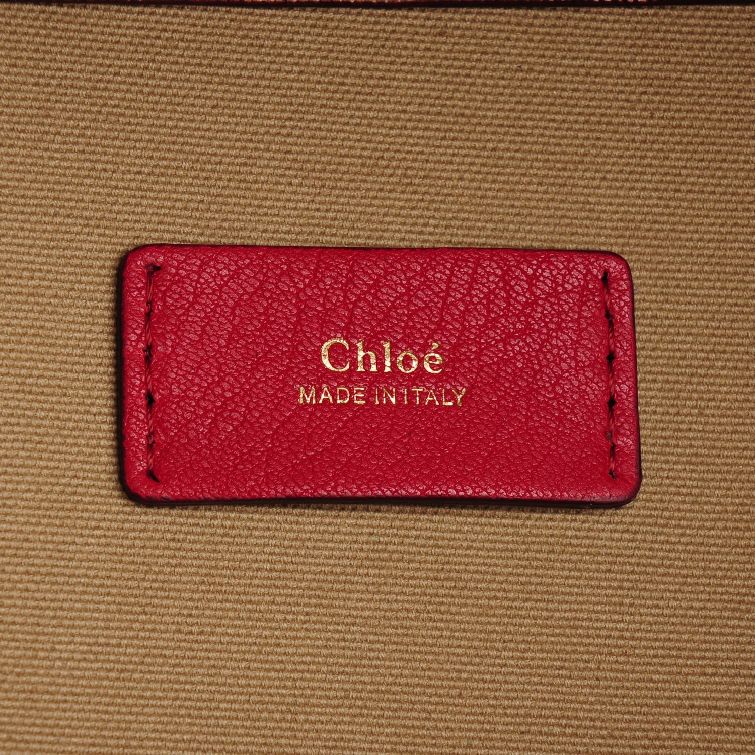 Chloe Calfskin Medium Everston Satchel Acerola 7 of 9
