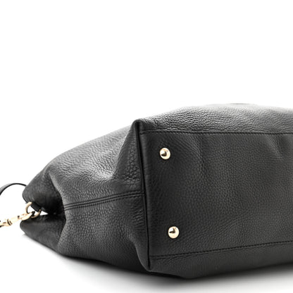Gucci Cellarius Calfskin Medium Soho Working Tote Black 10 of 11
