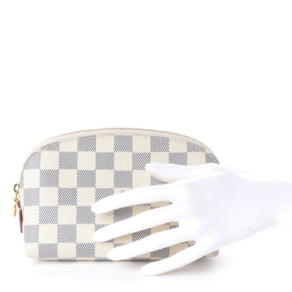 Louis Vuitton Damier Azur Cosmetic Pouch 2 of 8