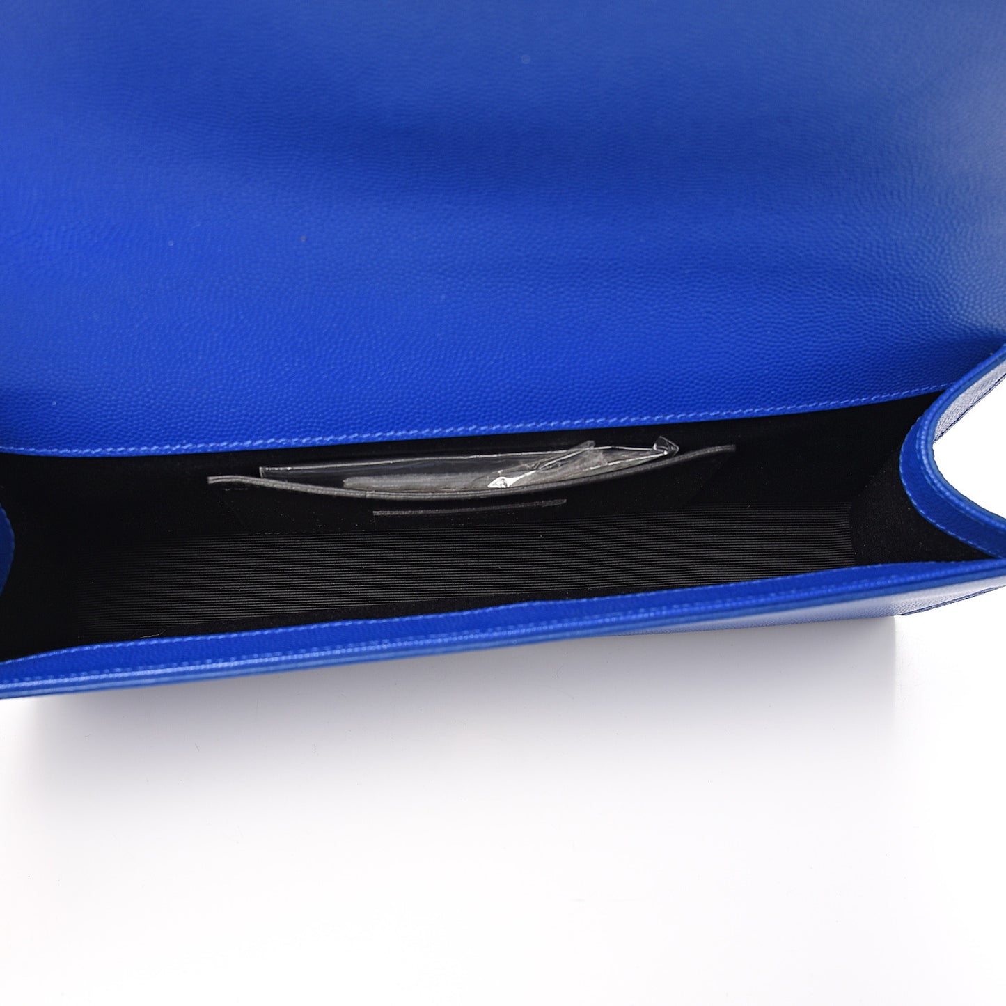 Grain De Poudre Classic Monogram Cassandre Clutch Cobalt