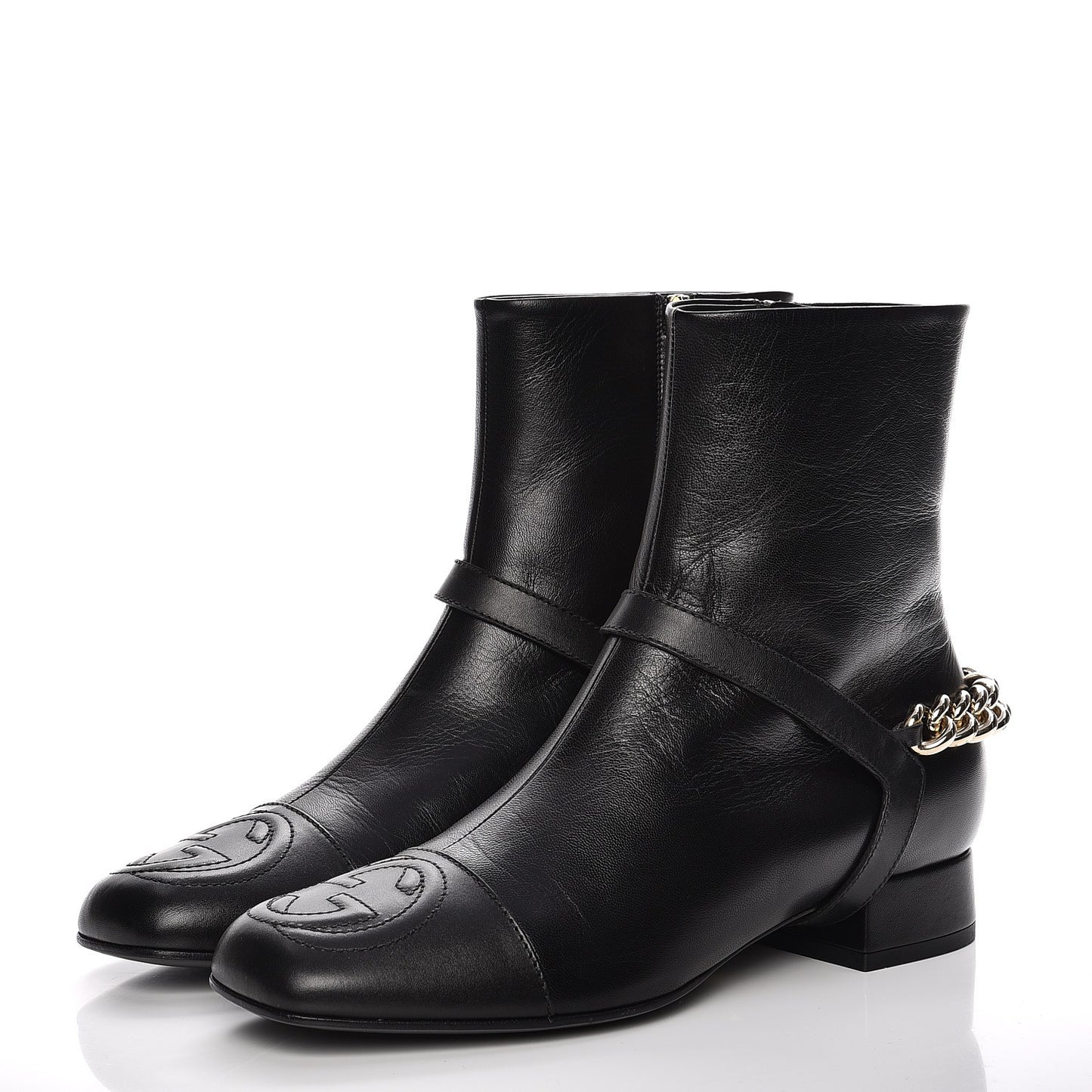 Calfskin Soho Boot 38.5 Nero Black