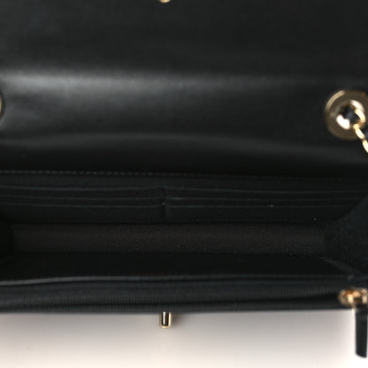 Chanel Lambskin Quilted Trendy CC Wallet On Chain WOC Black 8 of 23
