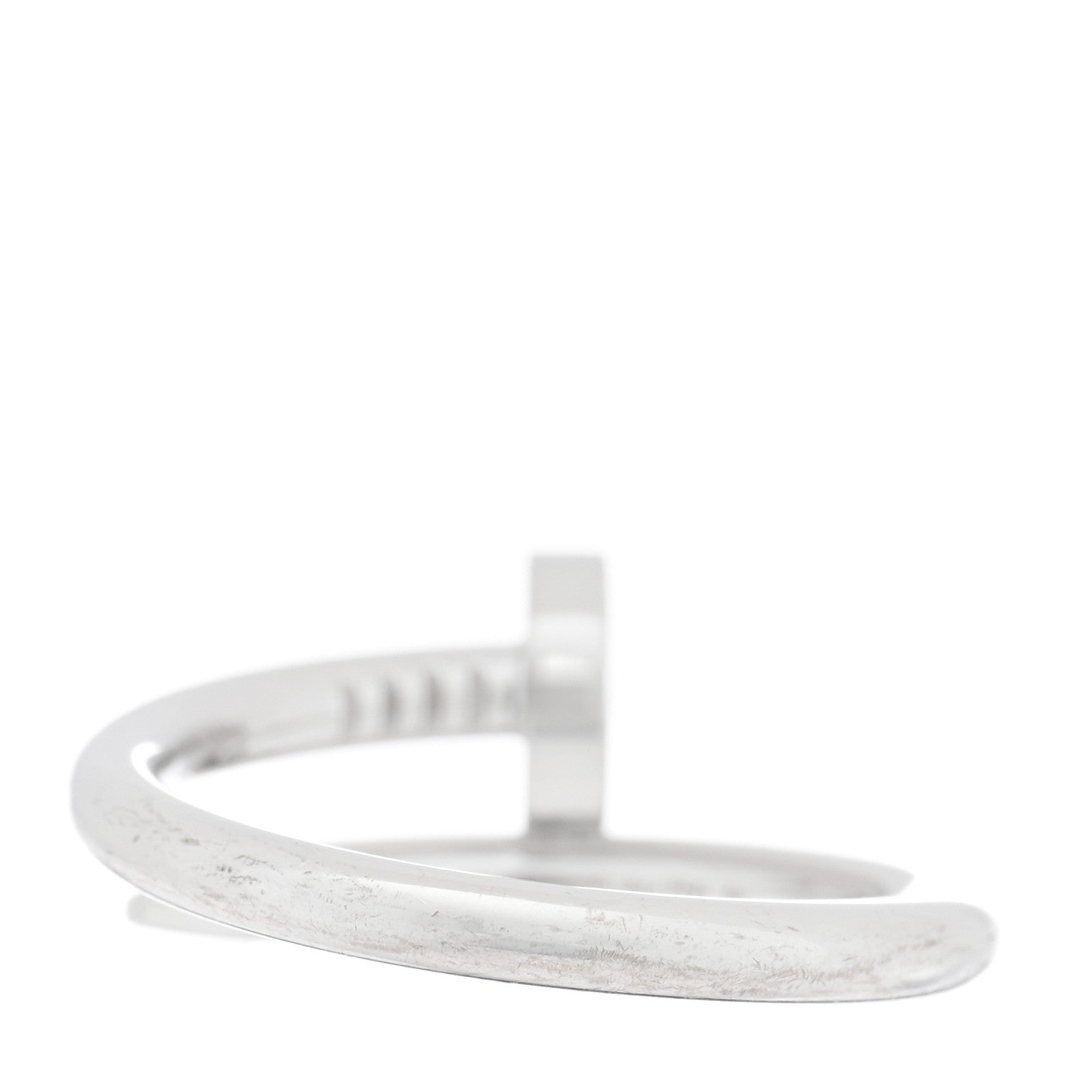 Cartier 18K White Gold Juste Un Clou Ring 58 8.25 3 of 5