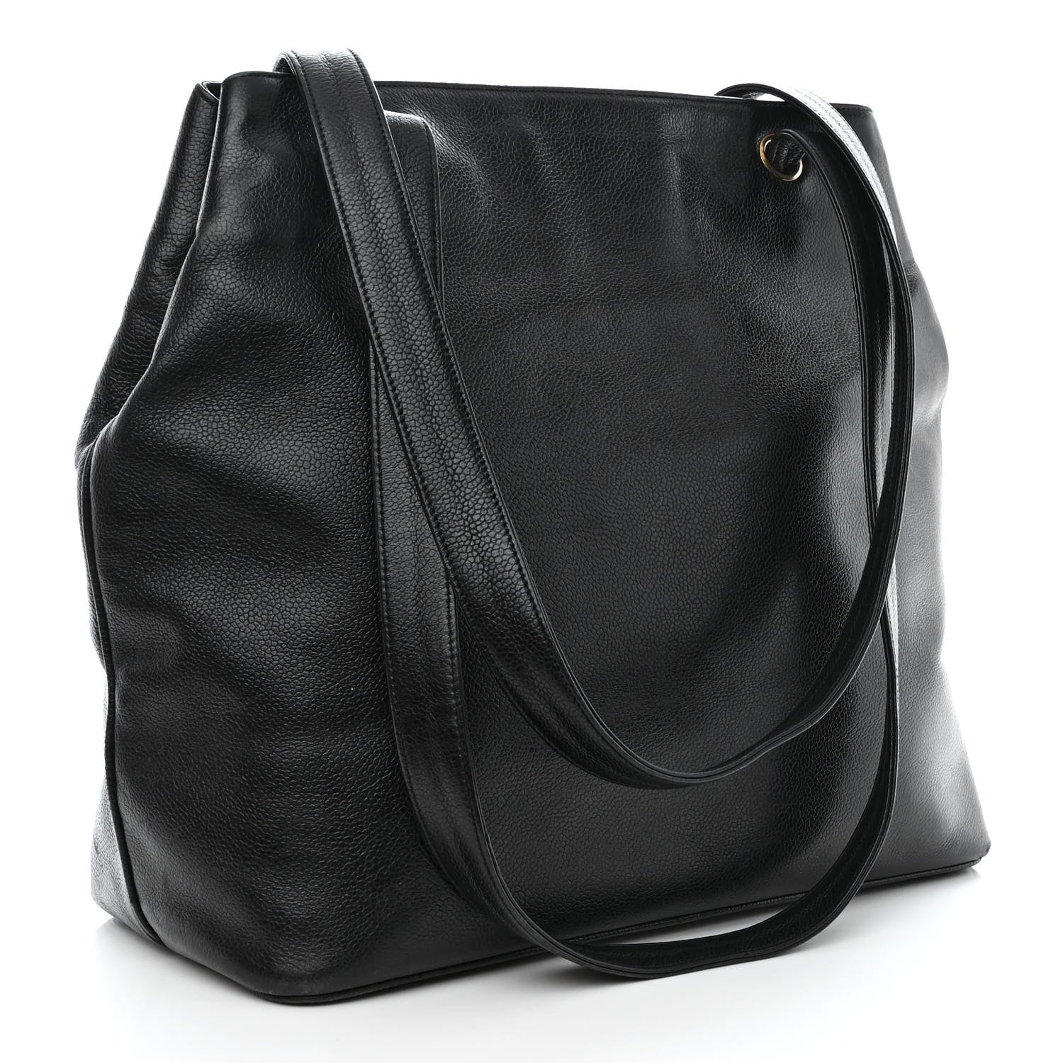 Chanel Caviar Large CC Shoulder Bag Black 5 of 14