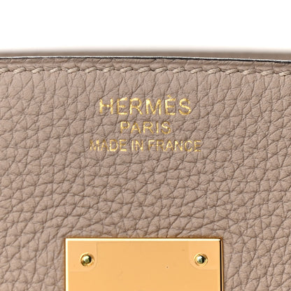 Hermes Togo Birkin 35 Gris Tourterelle 6 of 10