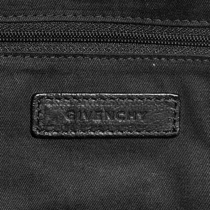 Givenchy Calfskin Python Trim Large Nightingale Black 6 of 8