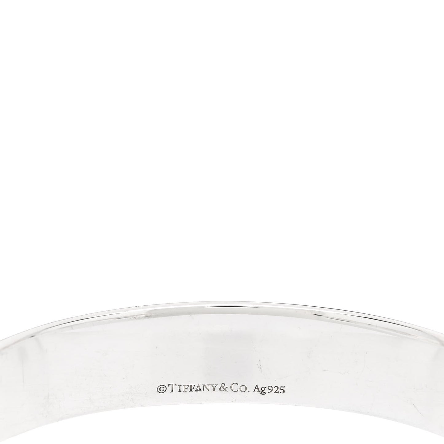 Sterling Silver Diamond Return To Tiffany Narrow Cuff Bracelet