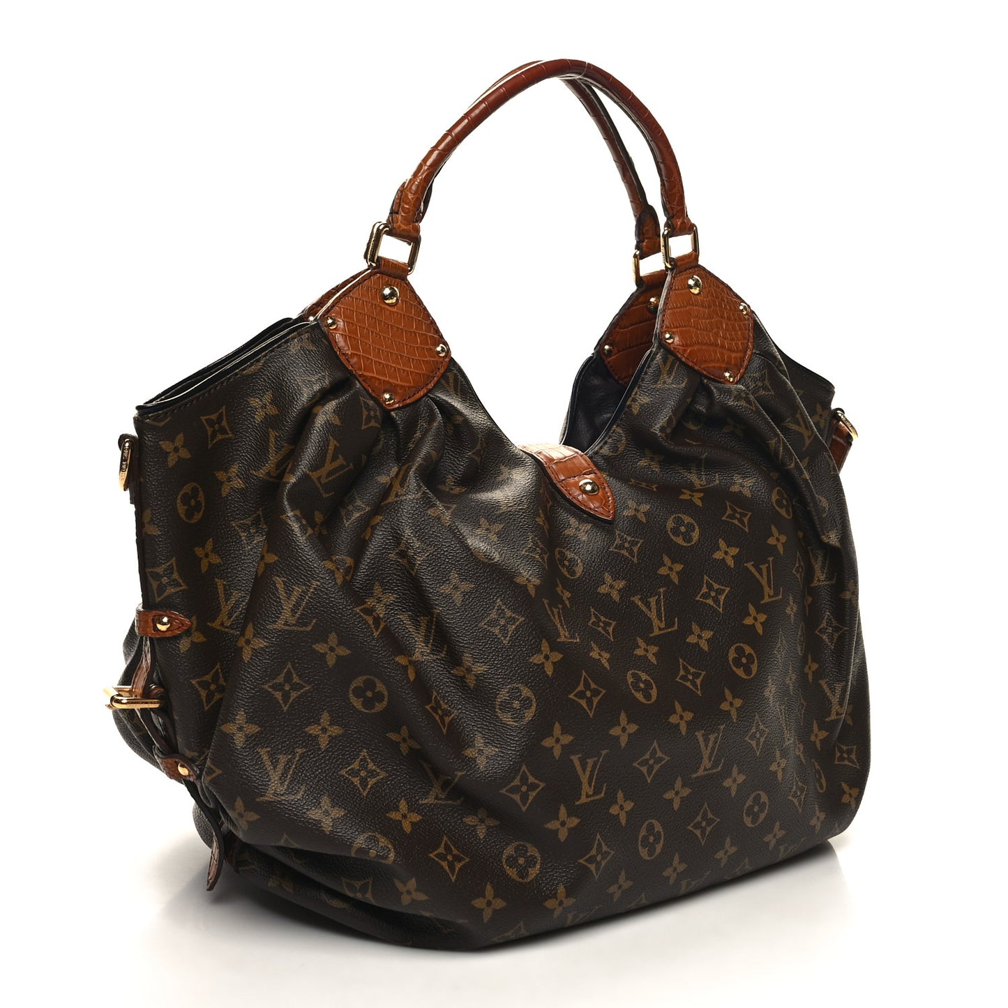 Monogram Alligator Trim Mahina XL