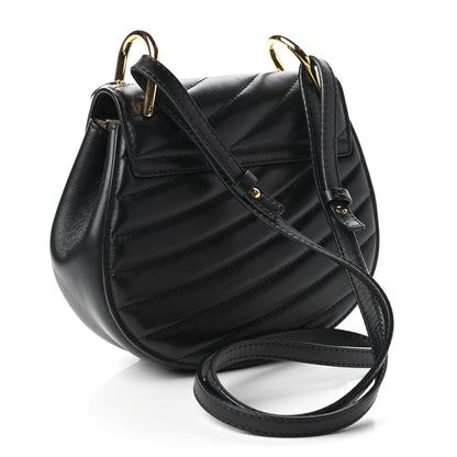 Chloe Calfskin Quilted Mini Drew Bijou Shoulder Bag Black 3 of 10