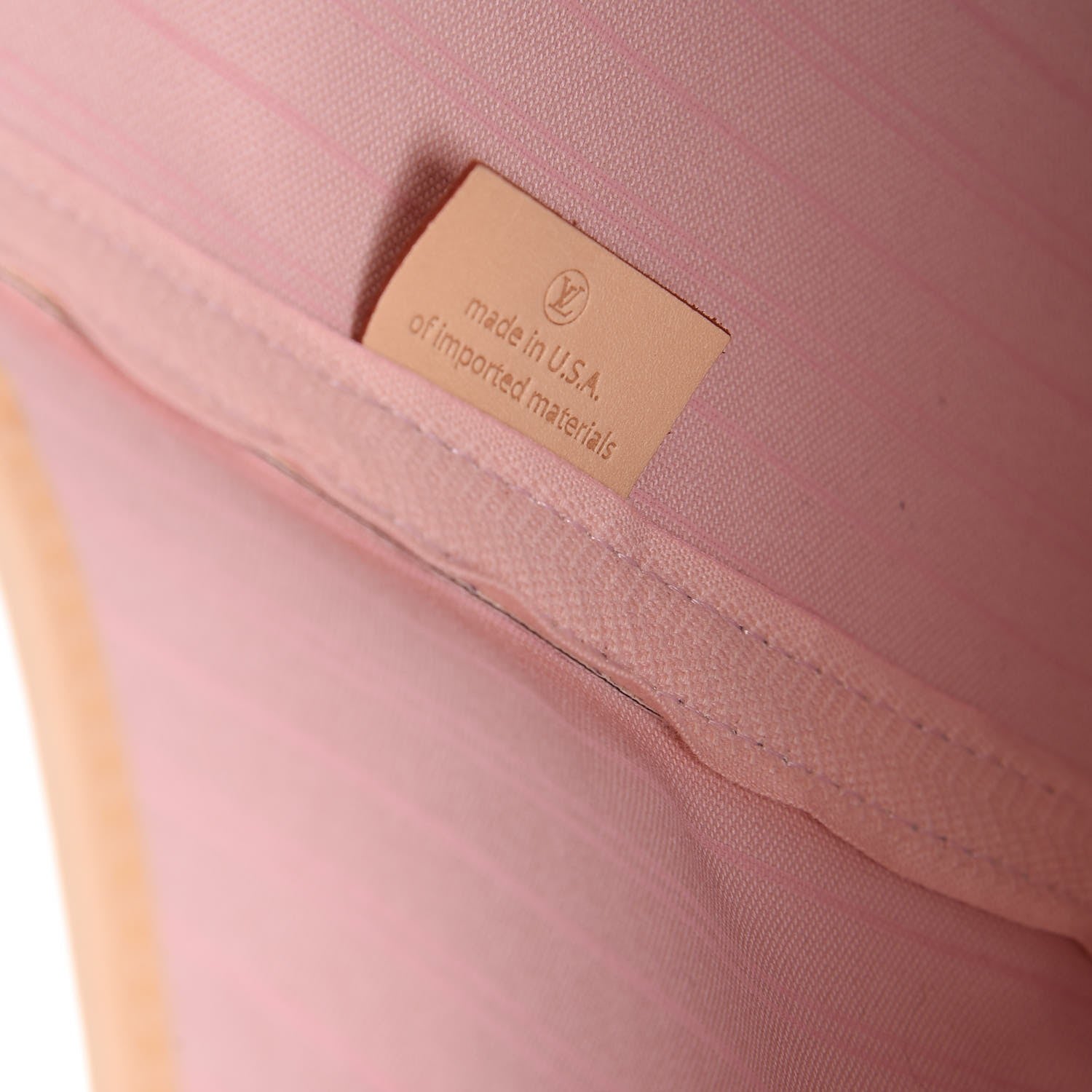 Louis Vuitton Damier Azur Neo Neverfull MM Rose Ballerine 7 of 8