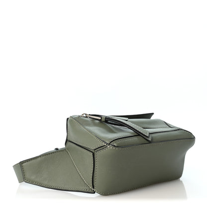 Loewe Calfskin Mini Puzzle Bumbag Dark Sage 4 of 10
