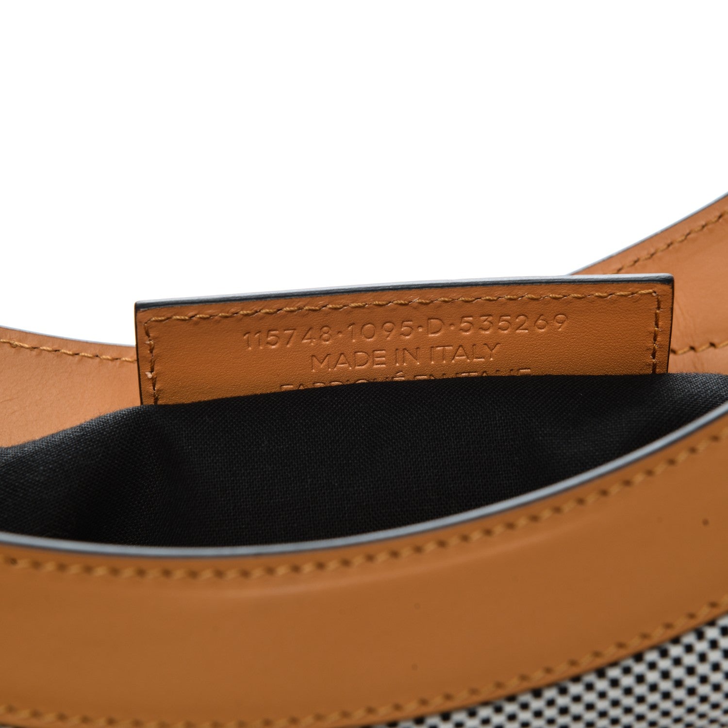 Balenciaga Calfskin Twill Perforated Classic Hardware City Tan 7 of 7