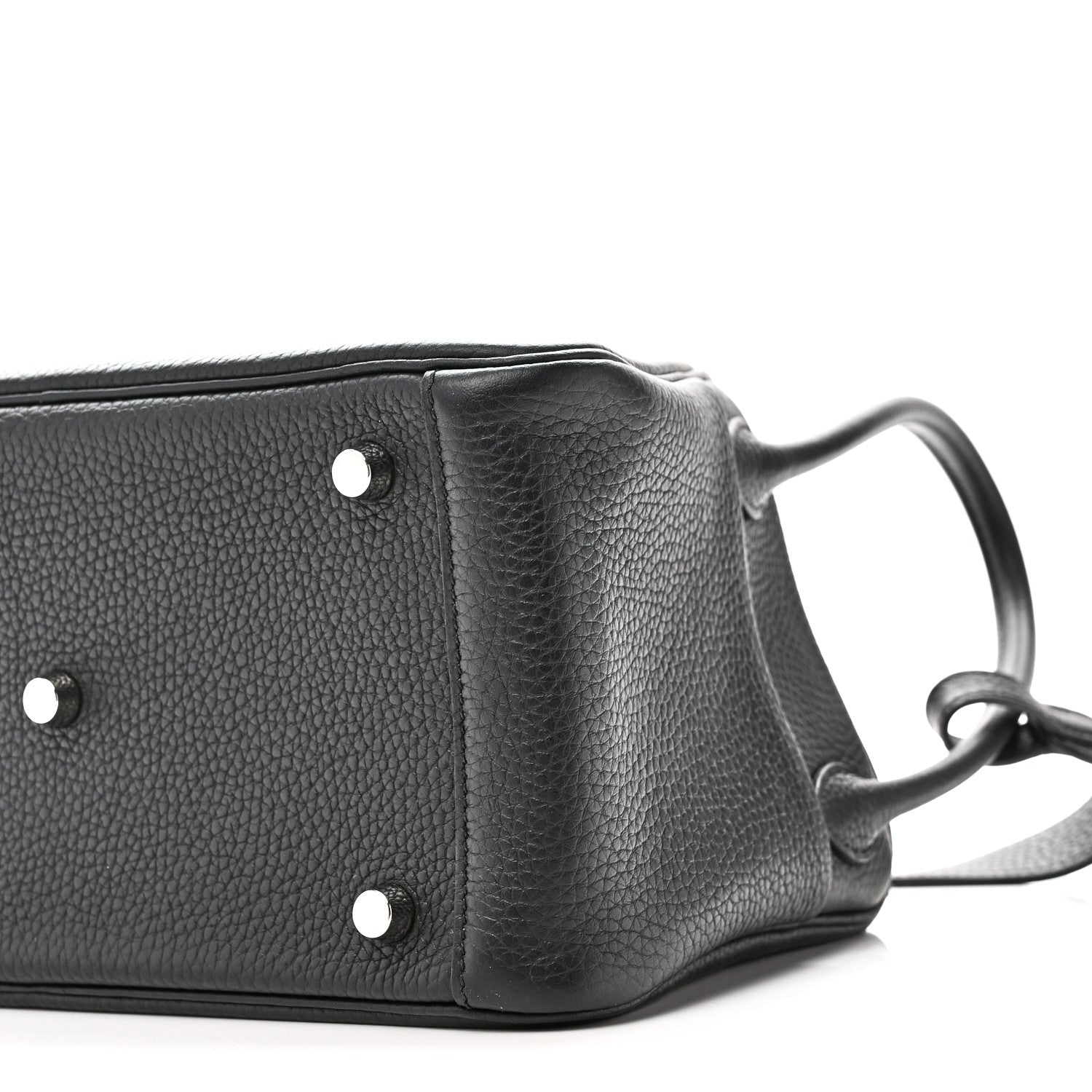 Hermes Taurillon Clemence Lindy 26 Black 10 of 10