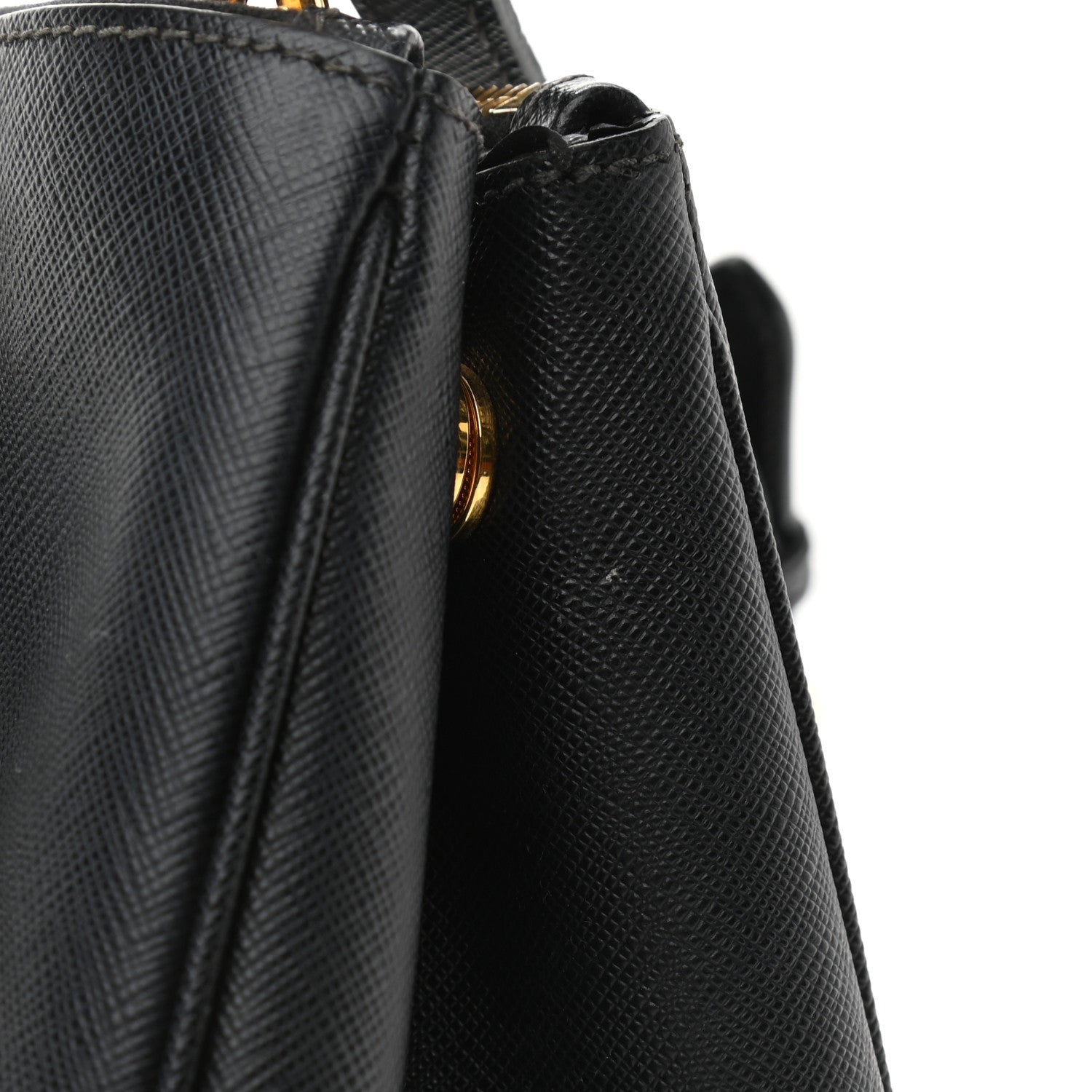 Prada Saffiano Small Galleria Double Zip Tote Black 11 of 11