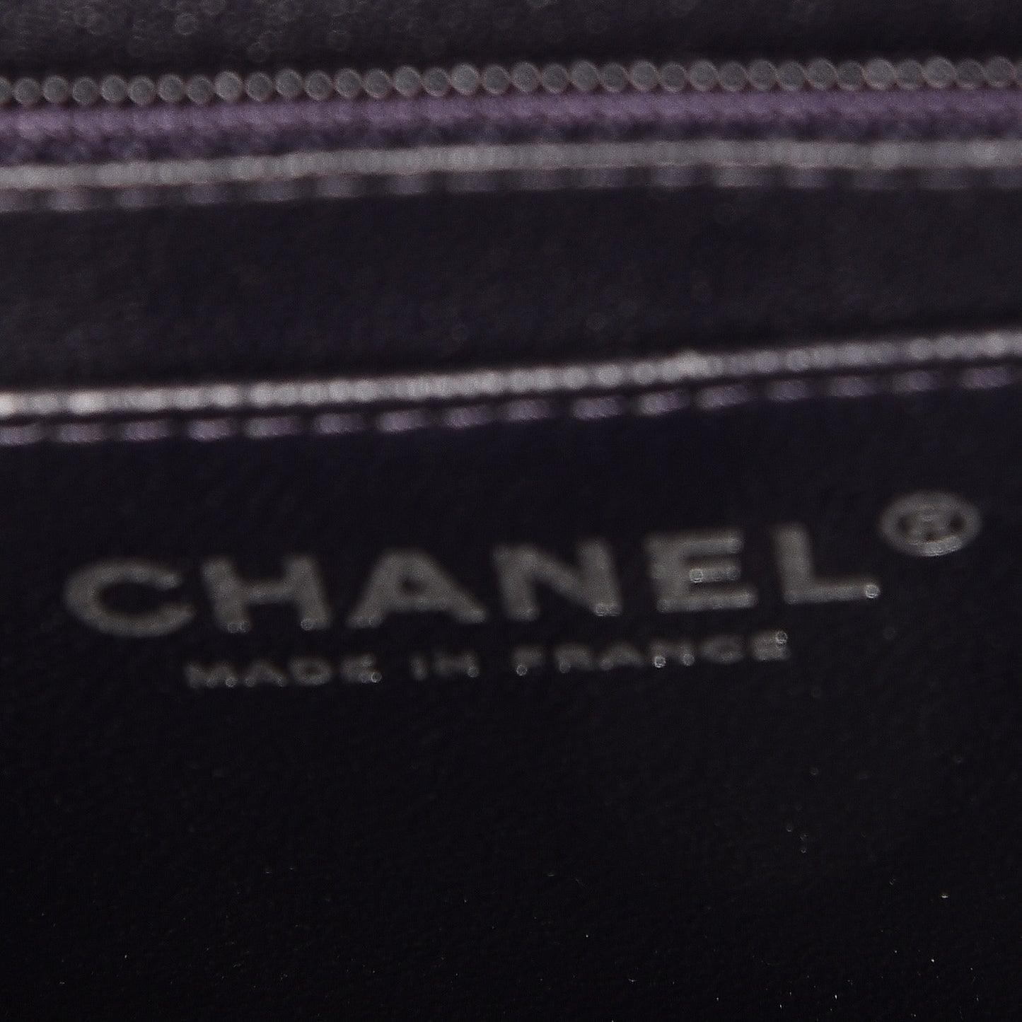 Lambskin Quilted Mini Rectangular Flap Dark Navy Blue
