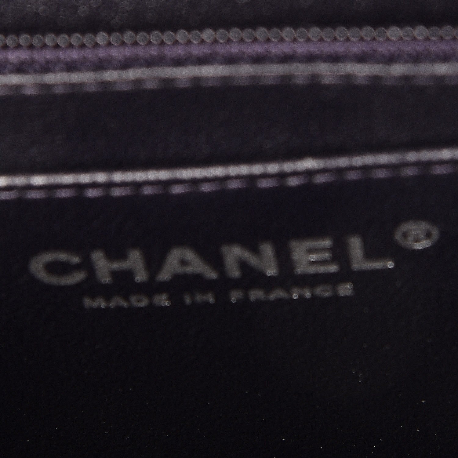 Chanel Lambskin Quilted Mini Rectangular Flap Dark Navy Blue 6 of 7