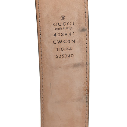 Gucci Guccissima Signature Belt 110 44 Black 3 of 4